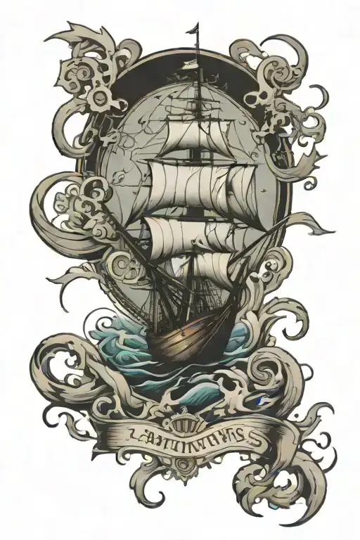 maritimes tattoo design idea