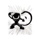 venom tattoo design idea