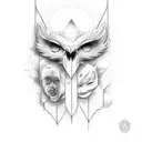 Script tattoo with this text "As I am now, so once were they. As they are now, so shall I be." tattoo design idea