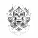 Script tattoo with this text "As I am now, so once were they. As they are now, so shall I be." tattoo design idea