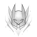 Batman portrait  tattoo design idea