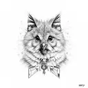 Cardinal domestic_violence tattoo design idea