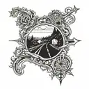 road to riches tattoo design idea