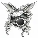 road to riches tattoo design idea