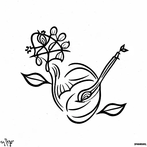 nevera grow up, bluebell disney tattoo design idea