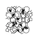 bee hive and 6 bees tattoo design idea