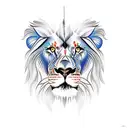 Lion tattoo design idea