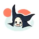 2 manta rays swimming tattoo design idea