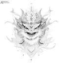 asura tattoo design idea
