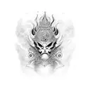 asura tattoo design idea