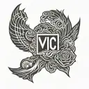 Avicii logo tattoo design idea