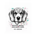 Beagle dog  tattoo design idea