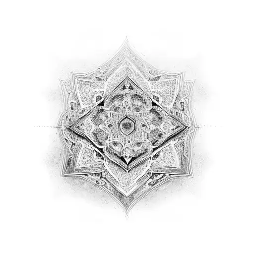 persian architecture  tattoo design idea