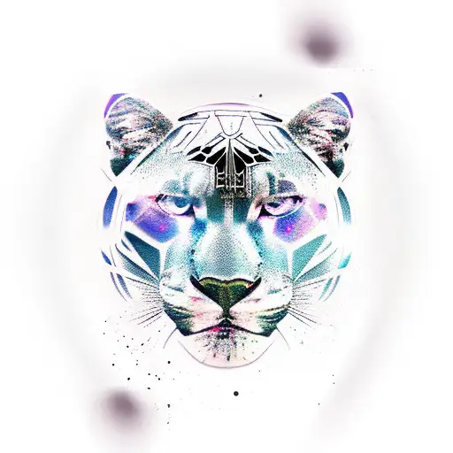 Panther tattoo design idea