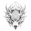 fear of god tattoo design idea