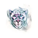 Panther tattoo design idea