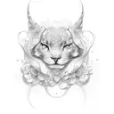 Tetas tattoo design idea