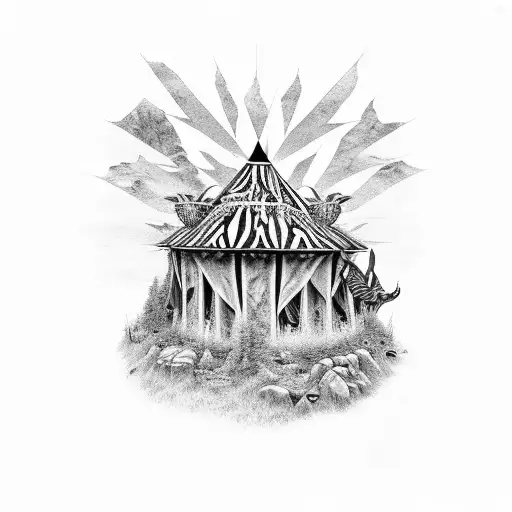 dark mountain stream houses of the holy led zeppelin butterflies and zebras  tattoo design idea