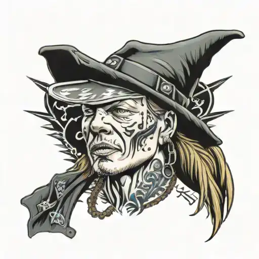 axl rose animado tattoo design idea