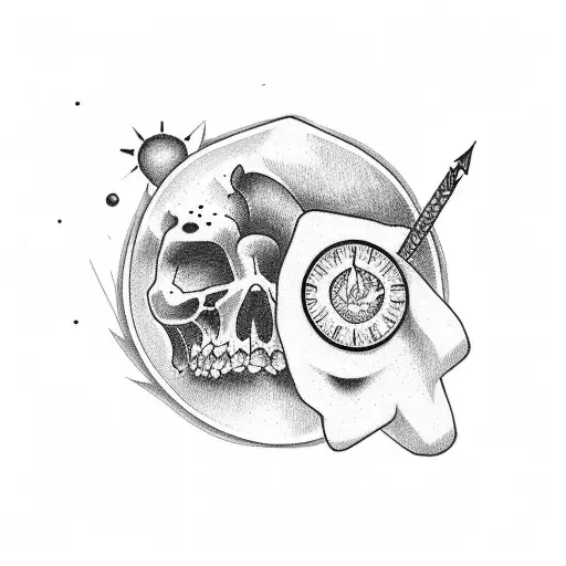 small tattoo for an overthinker tattoo design idea