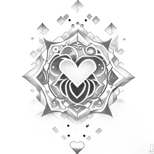 Create a dotwork tattoo design that represents your love for anime, video games, and the serenity of waterfalls. tattoo design idea