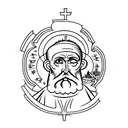 st christopher tattoo design idea