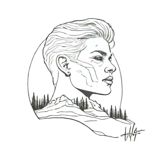 halsey badlands theme tattoo tattoo design idea