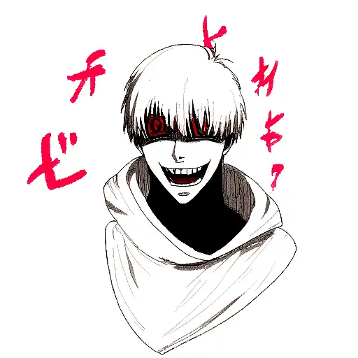 ken kaneki tattoo design idea