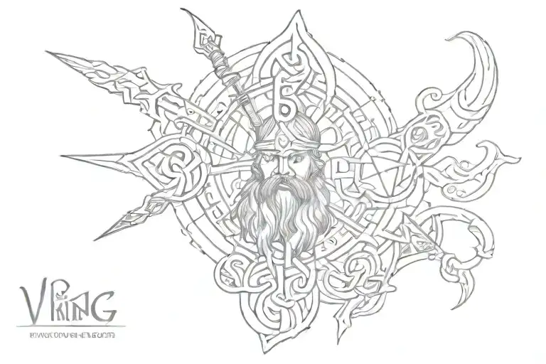 viking writing tattoo on forearm  tattoo design idea