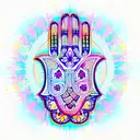 Hamsa Symbol tattoo design idea