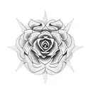 succulent tattoo design idea