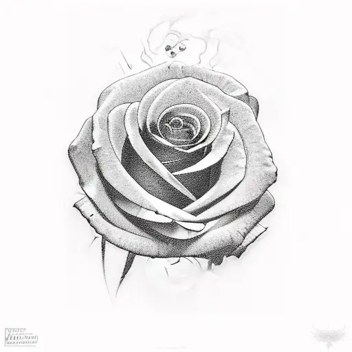 black roses surrounding tree of knowledge with red forbidden fruit tattoo design idea