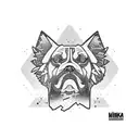 toyota 4runner, dogs, dirt bike tattoo design idea