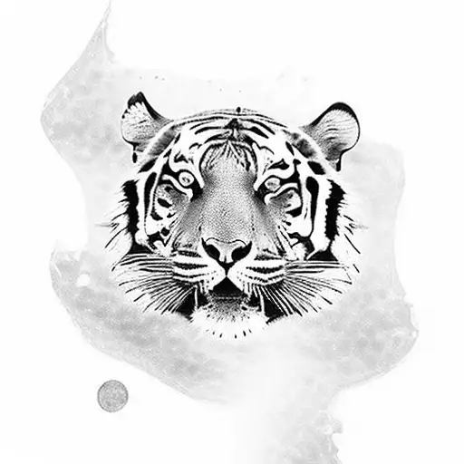 A bicep tattoo of a tiger's paw print with your children's birthdates incorporated into the design tattoo design idea