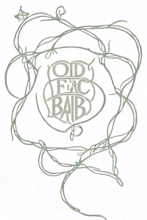 Old FC Bayern München Logo. Also some small mistletoe branches and 1-2 small butterflies tattoo design idea