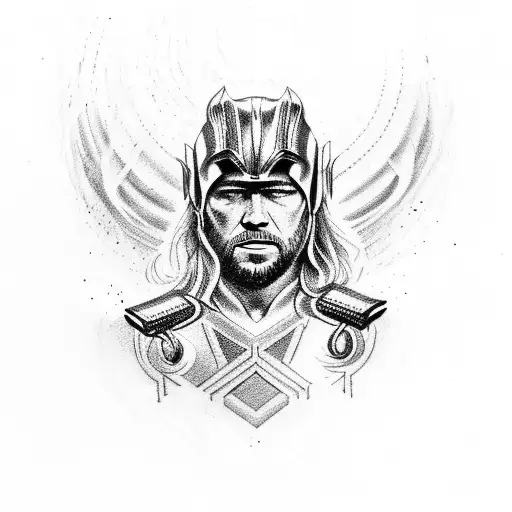 Thor tattoo design idea