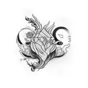 Be present tattoo design idea