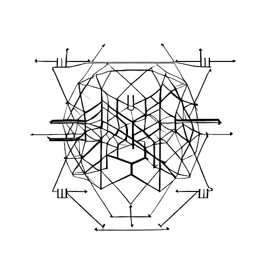 A diagram of the equilibrium between iron and carbon tattoo design idea
