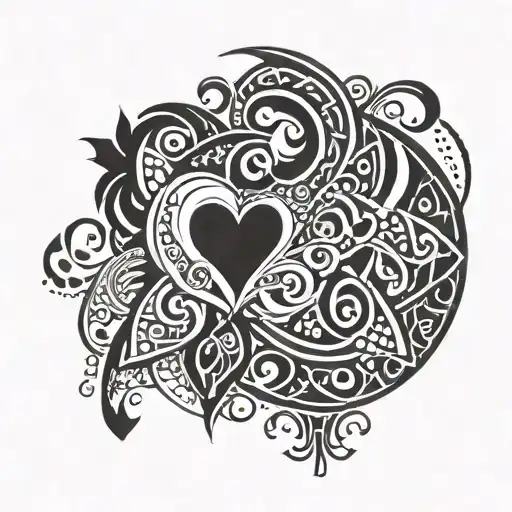 Presence Thankfulness Love tattoo design idea