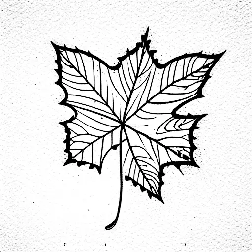 And autumn comes when you're not yet done  With the summer passing by, tattoo design idea