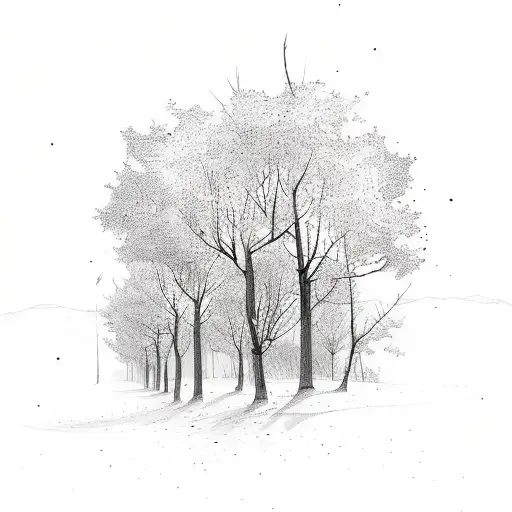 And autumn comes when you're not yet done  With the summer passing by, tattoo design idea