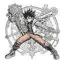 anime hunter x Hunter tattoo design idea