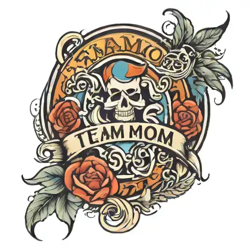 team mom tattoo tattoo design idea