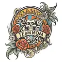 team mom tattoo tattoo design idea