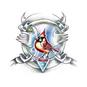 Cardinal virtues  tattoo design idea