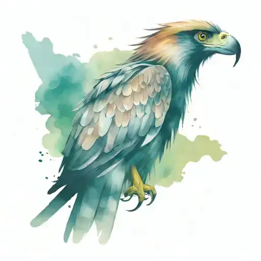 Philippine eagle tattoo design idea