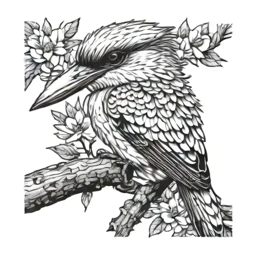 kookaburra tattoo design idea