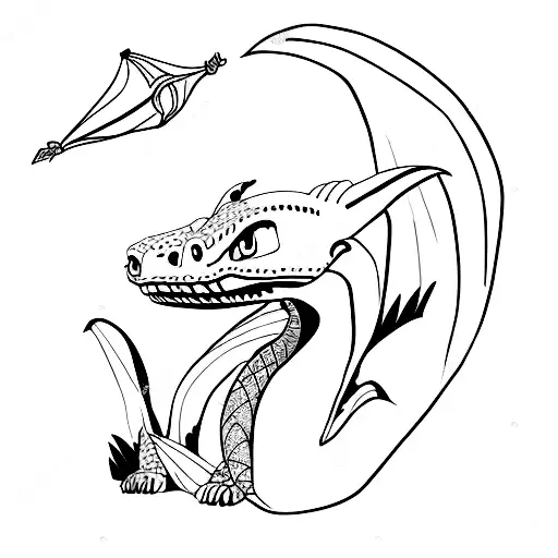 How to train your dragon  tattoo design idea