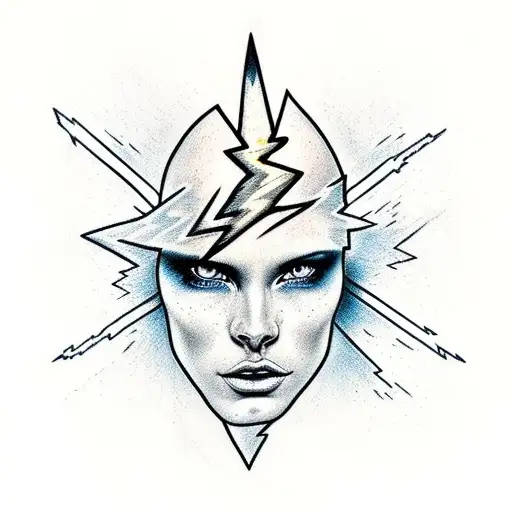 Lightning Bolt tattoo design idea