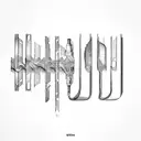 a sound wave tattoo design idea